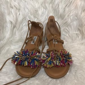 Steve Madden leather gladiator sandals